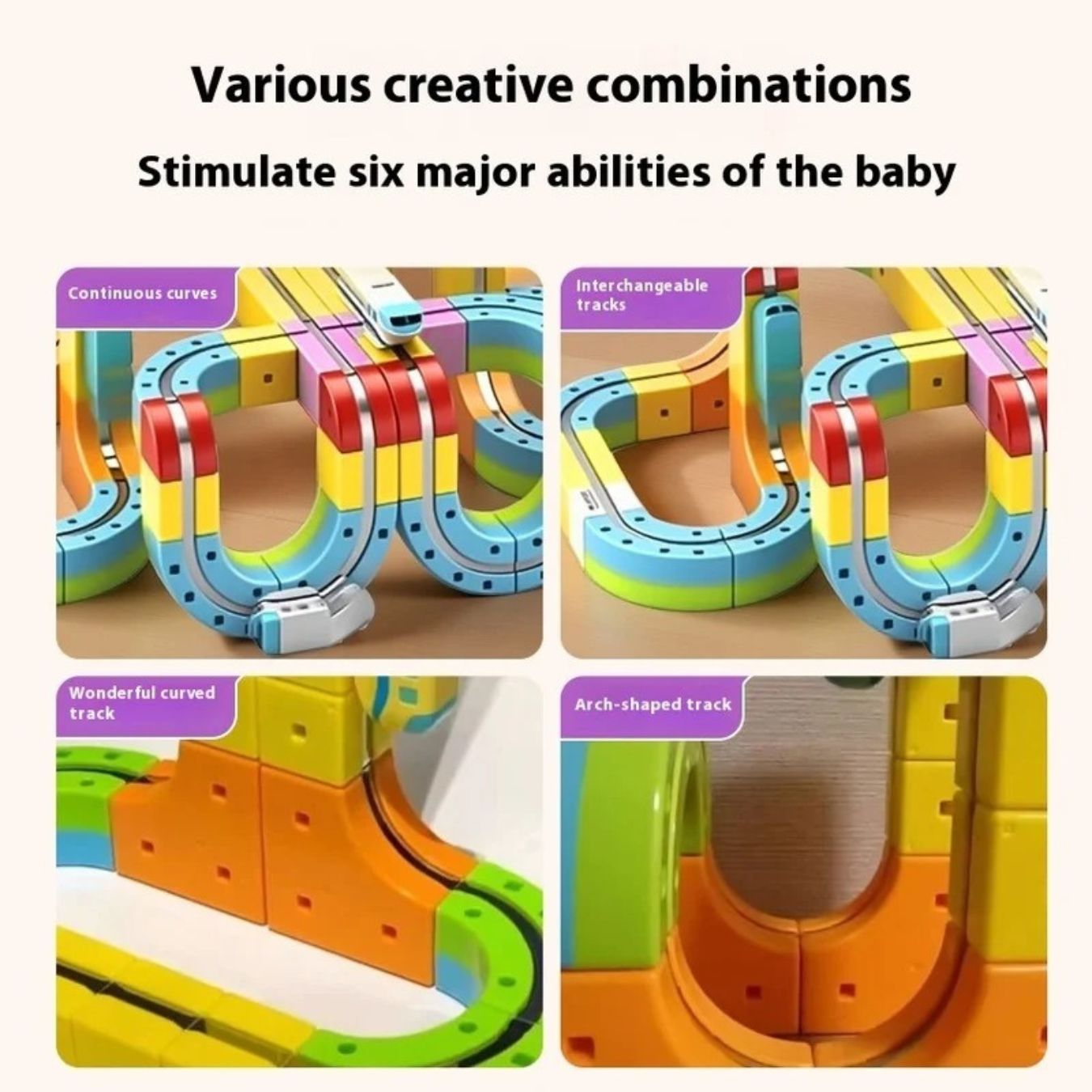 MagiTrain™ – Creative Rail Car Set