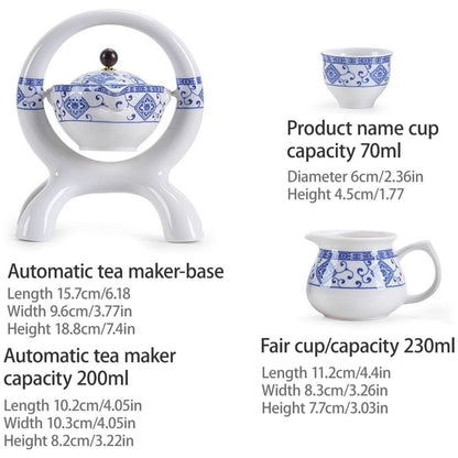 SpinBrew™ – Rotating Ceramic Teapot Set