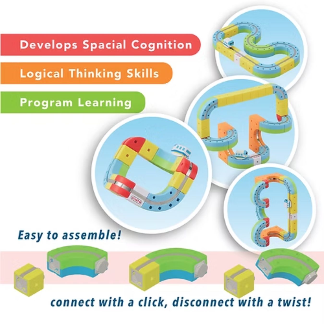 MagiTrain™ – Creative Rail Car Set